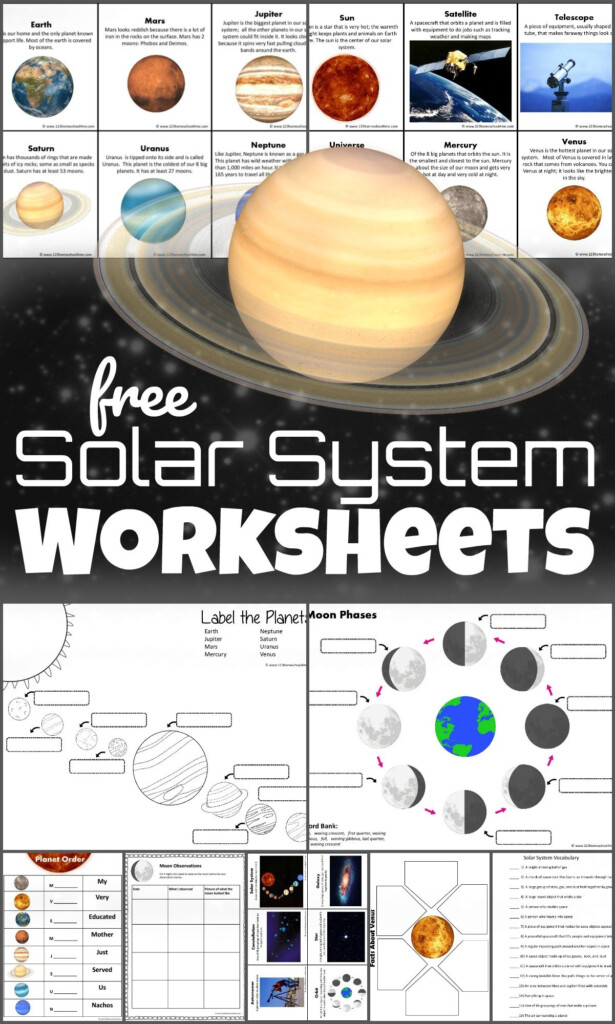 Solar System Worksheets For Kindergarten