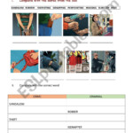 Solve The Crime Worksheets