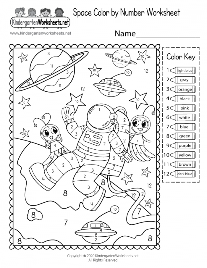 Space Worksheet 3rd Grade