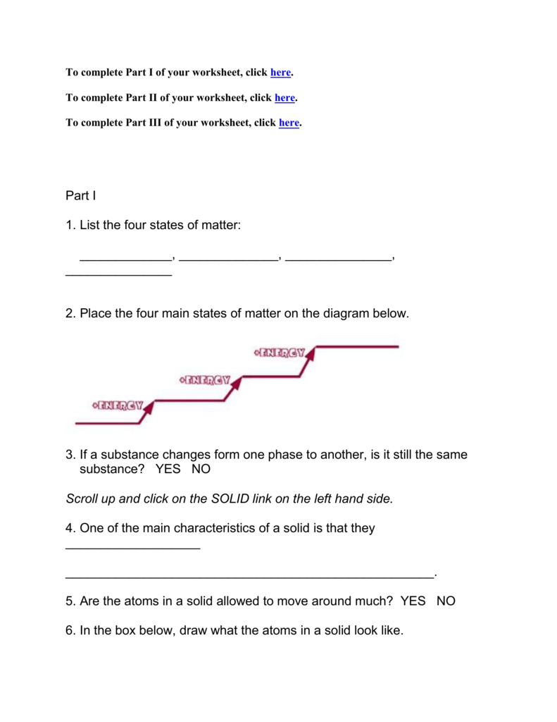 States Of Matter Webquest Answers Key Chem4kids GustavoGargiulo Free 