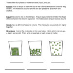 States Of Matter Worksheets With Answers