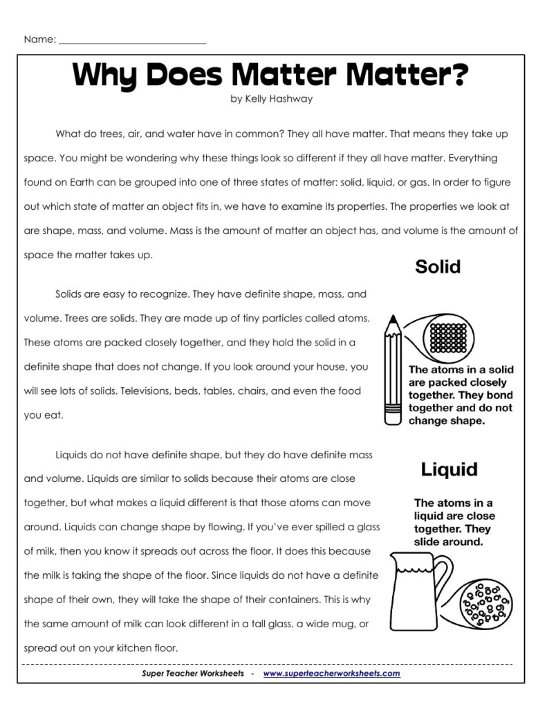 Super Teacher Worksheet Science