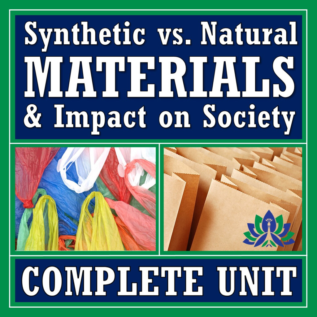 Synthetic Materials Versus Natural Resources Unit Flying Colors Science