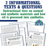 Synthetic Materials Versus Natural Resources Unit Flying Colors Science