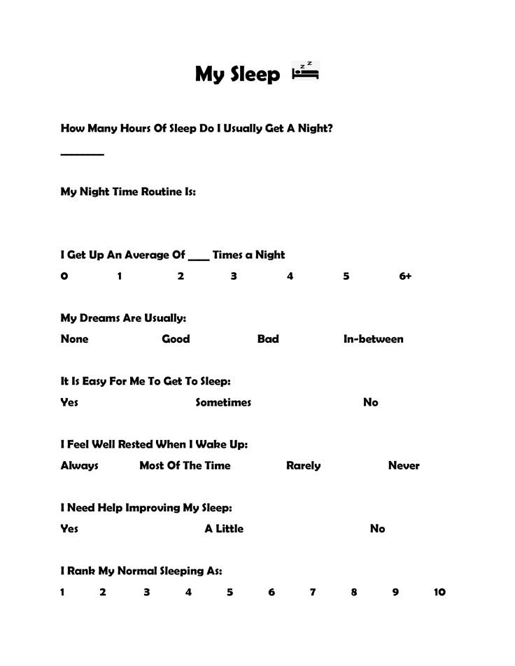 The Science Of Sleep Worksheet