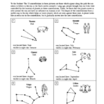 The Universe Constellations Worksheet Answers