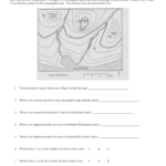 Topographic Maps Worksheet With Answers