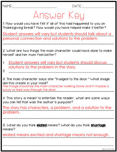 Turkey Trouble Environmental Science Worksheet Answer Key