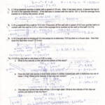 Velocity And Acceleration Worksheet With Answers