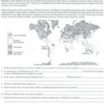 Weather And Climate Worksheets Grade 5 Pdf Instantworksheet