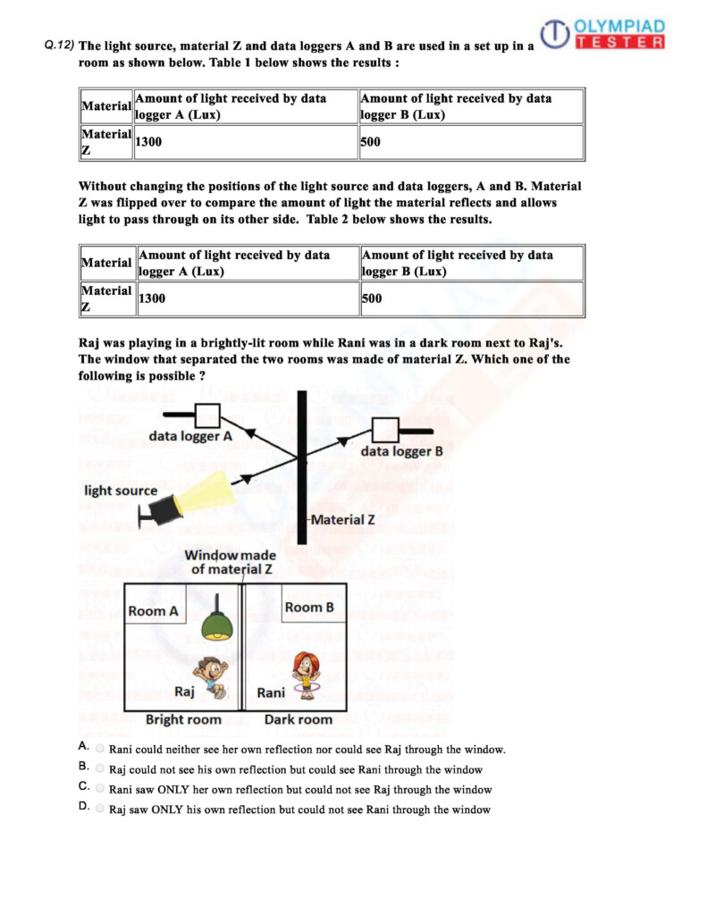 Worksheet For Grade 6 Science