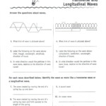 Worksheet Labeling Waves Answers