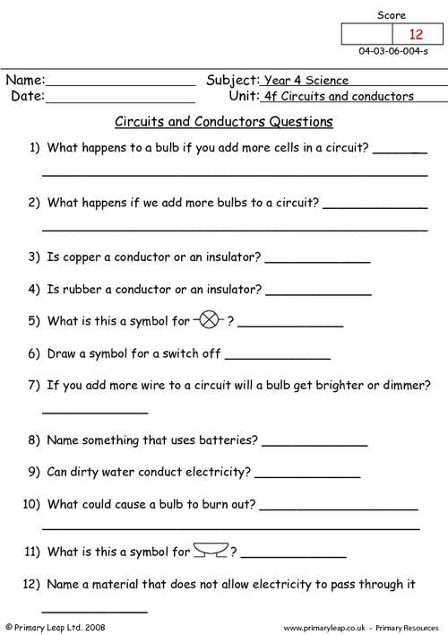 Year 8 Science Worksheets Printable Learning How To Read