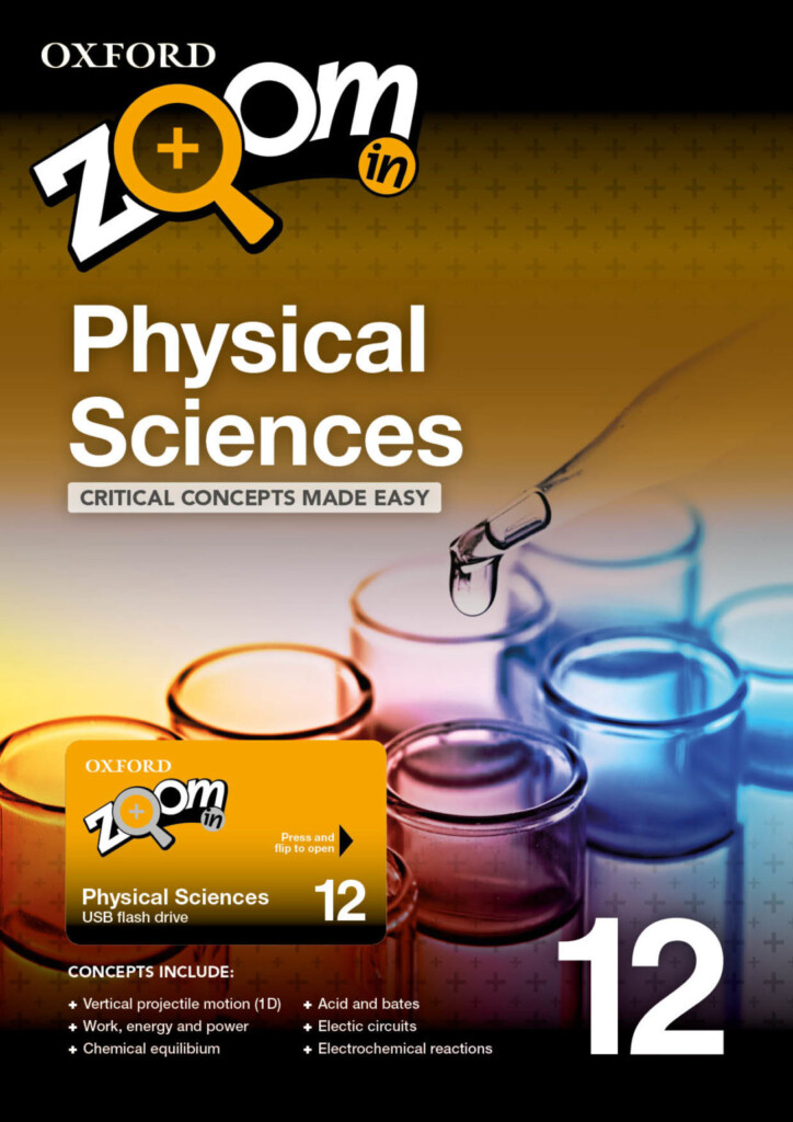 Zoom In Physical Sciences Grade 12 Practice Book And USB Oxford Digital