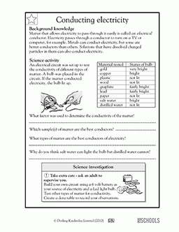 5th Grade Science Worksheets Word Lists And Activities Page 2 Of 9 