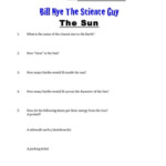 Bill Nye Questions THE SUN 14Q 39 s And Answer Key By Nicole Paul TPT