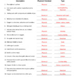 Classifying Matter Worksheet Answer Key