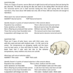 Darwin 39 s Natural Selection Worksheet Answers