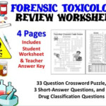 Forensic Science Toxicology Review Worksheet TPT