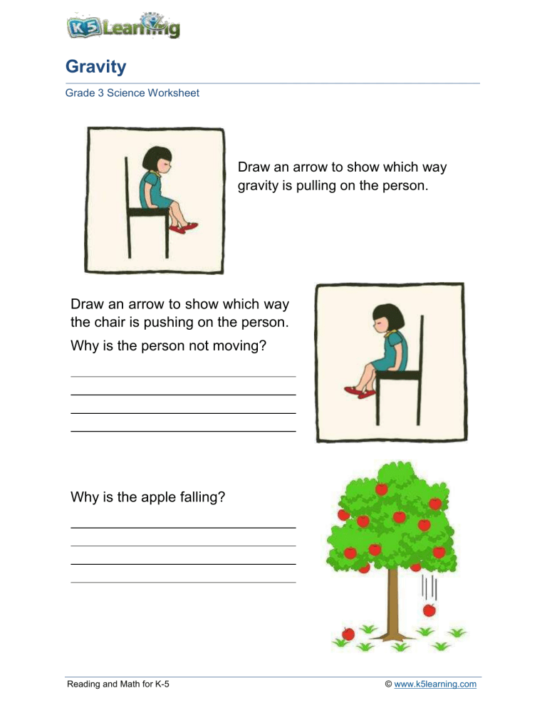 Grade 3 gravity friction b