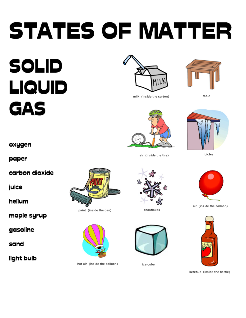 Grade 4 Science Worksheet