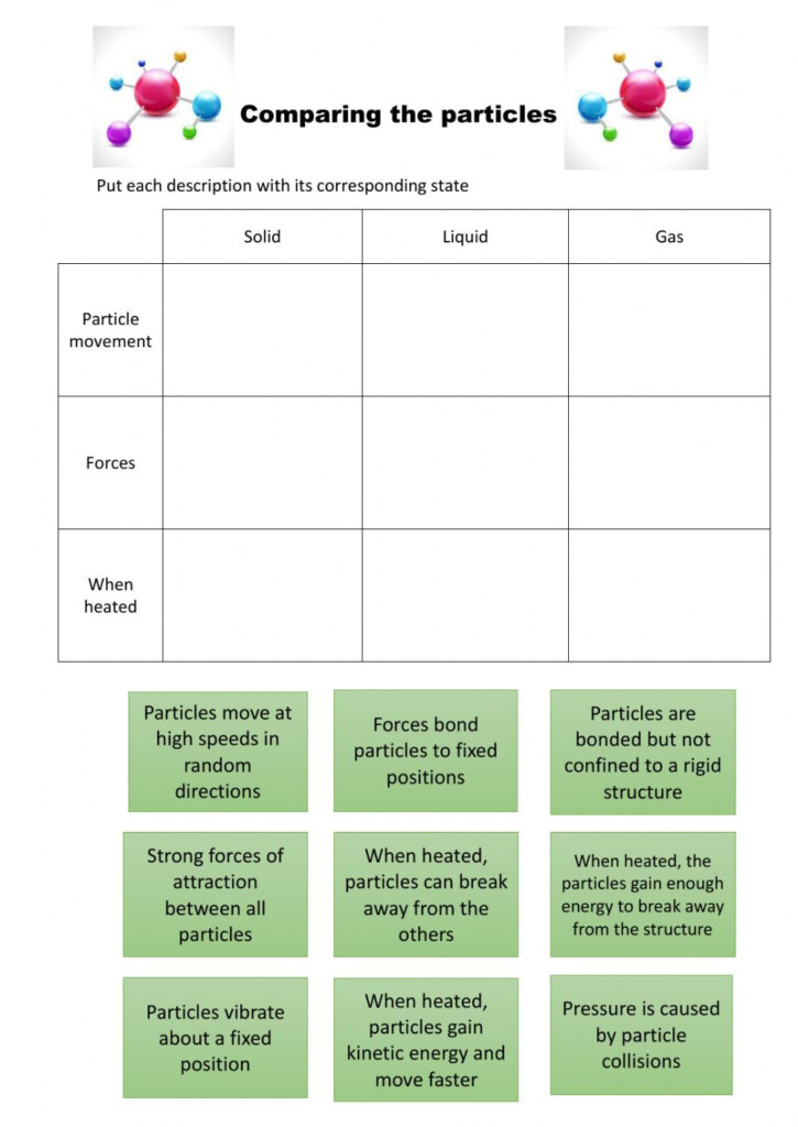 Particle Diagrams Worksheet Answer Key