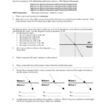 Physics Light Worksheet