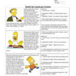 Simpsons Science Worksheet Answer Key 2nd Version Scienceworksheets