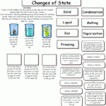 States Of Matter Worksheet 8th Grade Answers Thekidsworksheet