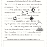 Weather Printables For 3rd Grade Worksheet