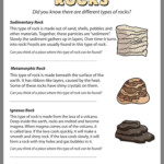 Worksheet Science Rocks Grade 3