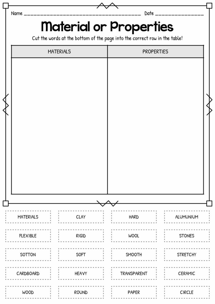 12 First Grade Science Worksheets Matter Free PDF At Worksheeto