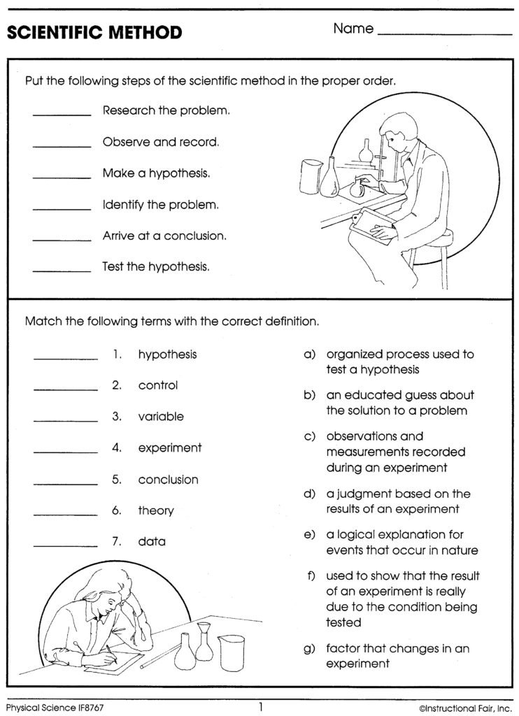 12th Grade Science Worksheets