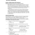 23 Holt Environmental Science Skills Worksheet Active Reading Answer