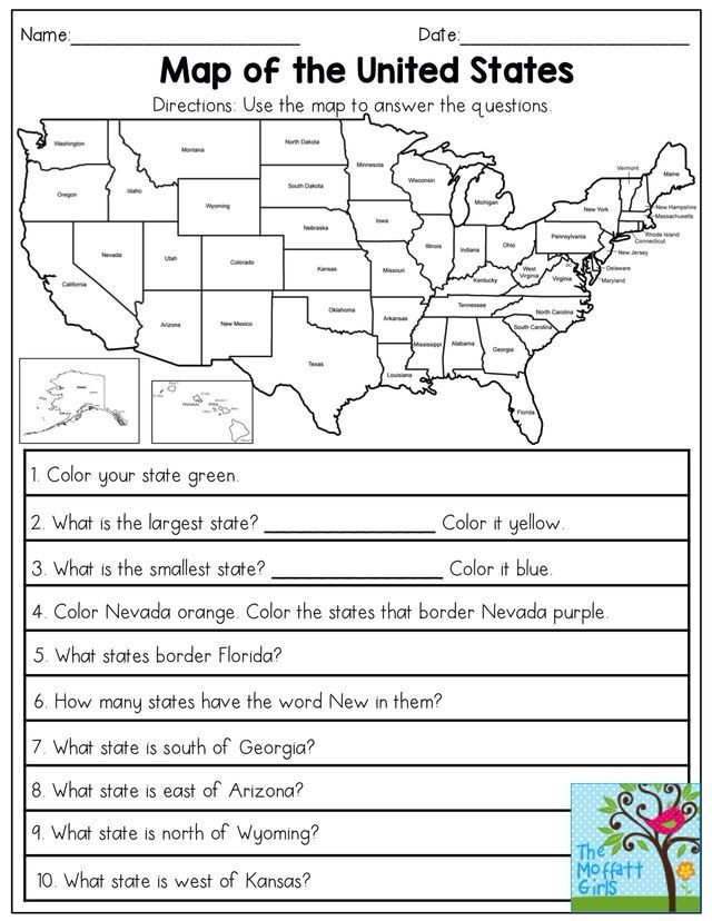 3rd Grade Social Studies Worksheets