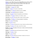 5 Branches Of Science Worksheet Worksheeto