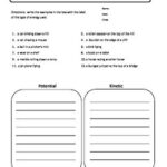 6th Grade Energy Worksheets By Lauren Allen TPT