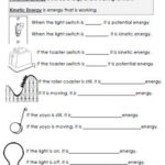 6th Grade Science Energy Worksheet