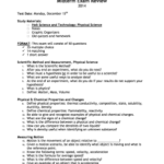 8th Grade Science Midterm Study Guide Fill Online Printable