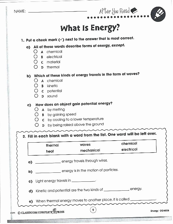 8th Grade Science Worksheets Atoms Scienceworksheets