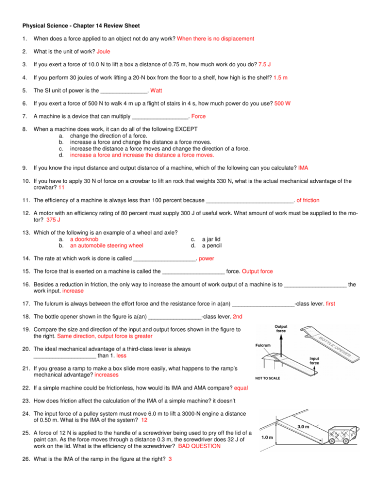 9 Physical Science Chapter 2 Review Answers RebekaCharu