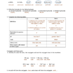 Acids And Bases Worksheet With Answers