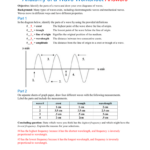 Anatomy Of A Wave Worksheet Answers