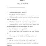 Apollo 13 Worksheet Answers