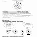 Atomic Structure Worksheets Answers Key Physical Science