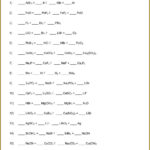 Balancing Worksheet 1 233 Physical Science Scienceworksheets