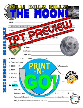 Bill Nye The Moon Worksheets Answers