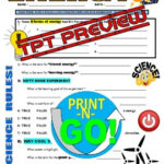 Bill Nye The Science Guy ENERGY video Worksheet By Marvelous Middle