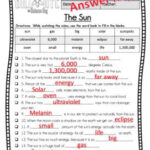 Bill Nye The Science Guy THE SUN Video Guide Quiz Worksheets