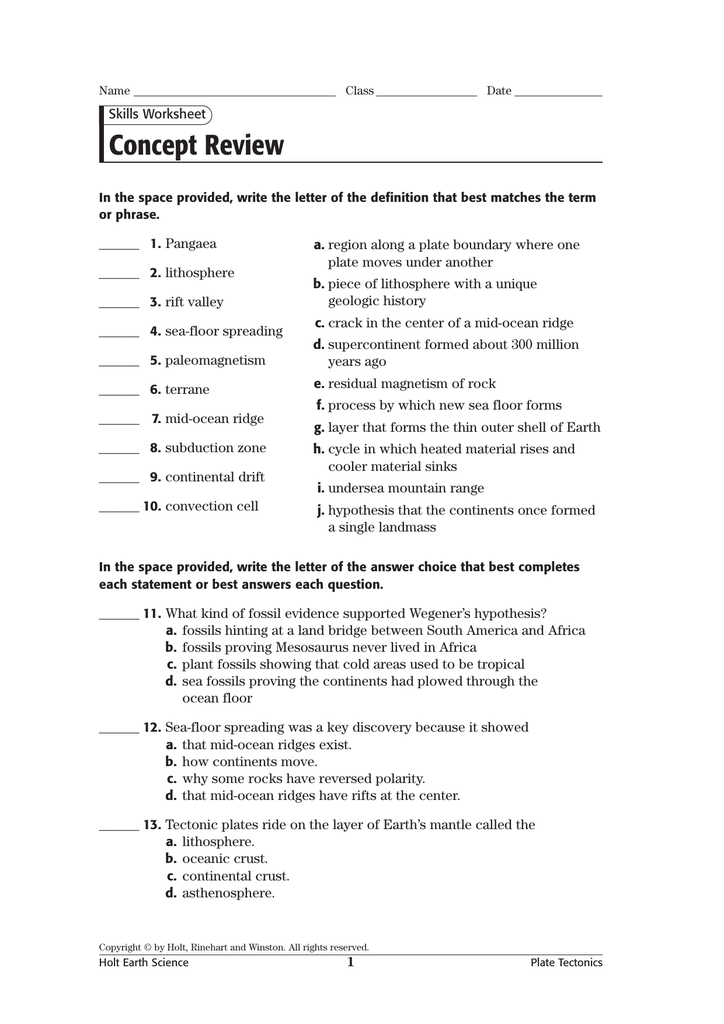 Biology Skills Worksheet Answers SkillsWorksheets